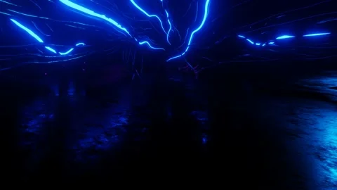 3d rendering dynamic light motion, light lines, 스톡 동영상 170437896