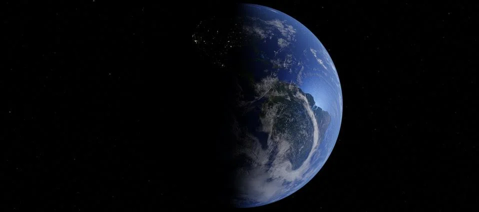 3D Rendering of Earth Stock Illustration