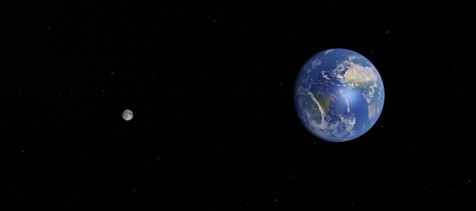 3D Rendering of Earth Stock Illustration