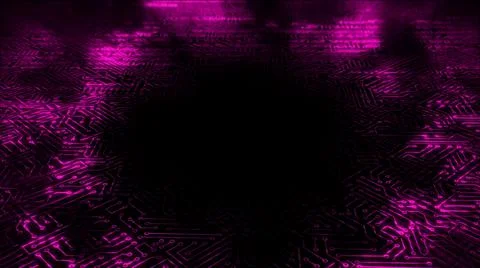 3D rendering of an electrical pulse in a microcircuit イラスト素材