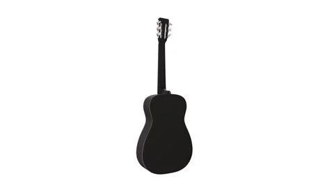 3D rendering of an elegant classic acoustic guitar Stock-Footage 285671535