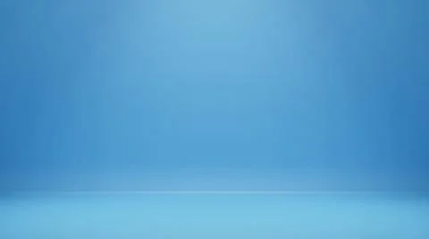 3d rendering, Empty blue color studio room background Stock Illustration