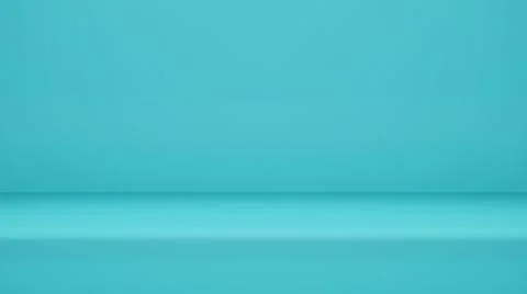 3d rendering, Empty light blue color studio room background Illustrazione stock