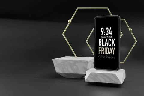 3d rendering empty template podium mockup Stock Illustration