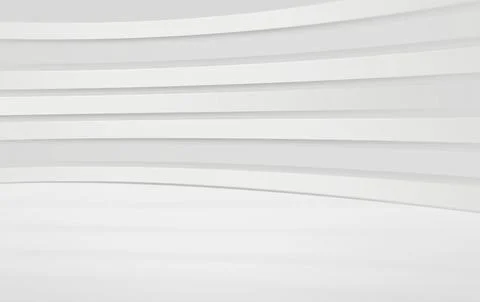 3D rendering of an empty white room with abstract background. For product sho イラスト素材