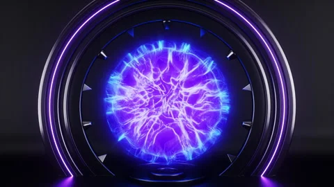 3d rendering of the energy sphere 2 Stock Footage 147518218