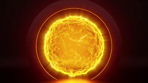 3d rendering of the energy sphere Stock Footage 146847404