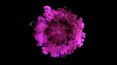 3D rendering of explosion, smoke, effect shock wave and diverging waves	 Stock Illustration