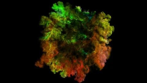 3D rendering of explosion, smoke, effect shock wave and diverging waves	 Stock Illustration