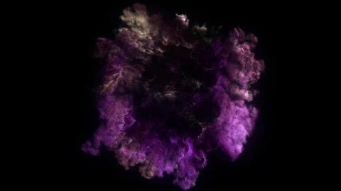 3D rendering of explosion, smoke, effect shock wave and diverging waves	 Stockillustratie