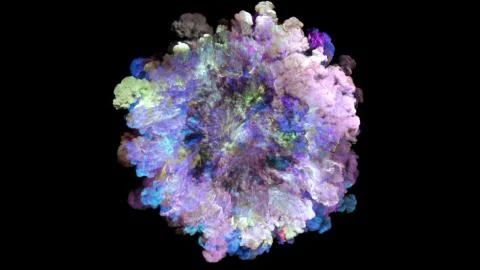 3D rendering of explosion, smoke, effect shock wave and diverging waves	 Stock Illustration