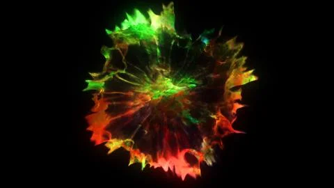 3D rendering of explosion, smoke, effect shock wave and diverging waves	 Stock Illustration