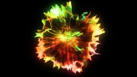 3D rendering of explosion, smoke, effect shock wave and diverging waves	 Stock Illustration