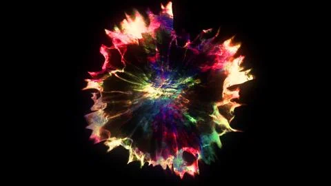 3D rendering of explosion, smoke, effect shock wave and diverging waves	 Stock Illustration