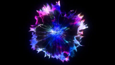 3D rendering of explosion, smoke, effect shock wave and diverging waves	 Stock Illustration