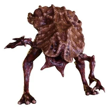 3D Rendering Fantasy Creature on White Stock Illustration