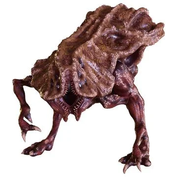 3D Rendering Fantasy Creature on White Stock Illustration