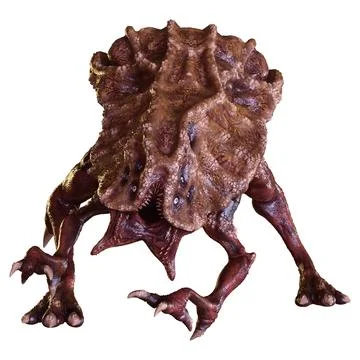 3D Rendering Fantasy Creature on White Stock Illustration