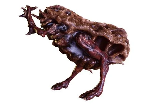 3D Rendering Fantasy Creature on White Stock Illustration