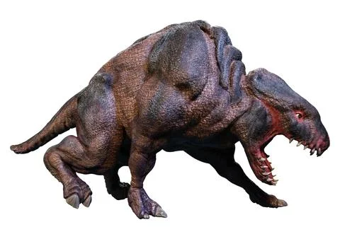 3D Rendering Fantasy Creature on White Stock Illustration