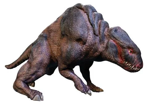 3D Rendering Fantasy Creature on White Stock Illustration