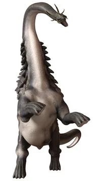 3D rendering Fantasy Creature on White Ilustração Stock