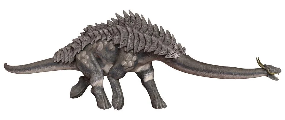 3D rendering Fantasy Creature on White Ilustração Stock