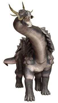 3D rendering Fantasy Creature on White Ilustração Stock