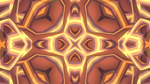 3d rendering fantasy object with trendy color gradient endless loop animation HD Video stock 192328276