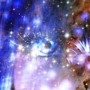 3D Rendering of a female Face - Elements of this Image by NASA 3D Renderin... Stock Photos