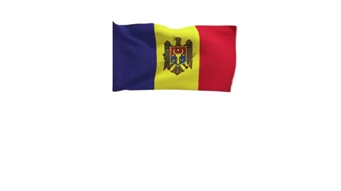 3D Rendering of the flag of Andorra. Stock Footage 240990959