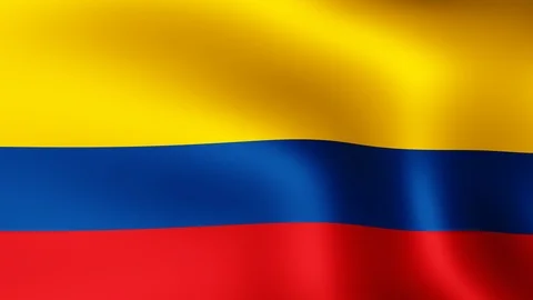 3D rendering. Flag of Ecuador, fluttering in the wind. Vídeos de archivo 109270383