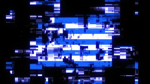 3D rendering flag Greece with screen effects of technological glitches イラスト素材