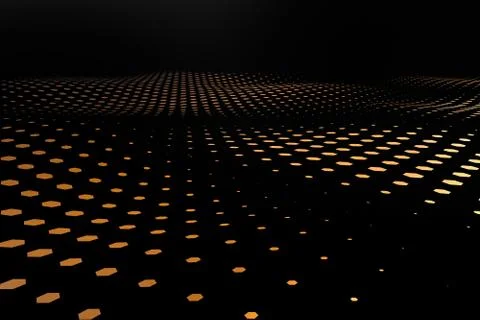 3d rendering, flow dot with gradient background イラスト素材