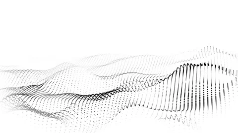 3D rendering future abstract digital particles background Vidéo 202267251