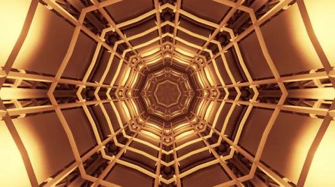 3D rendering of a futuristic fractal pattern background 스톡 일러스트
