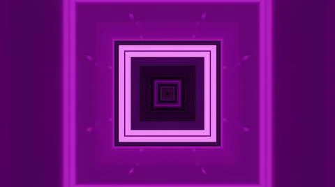 3D rendering of futuristic kaleidoscopic patterns background in vibrant purple Stock Illustration