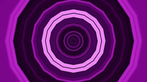 3D rendering of futuristic kaleidoscopic patterns background in vibrant purple Stock Illustration