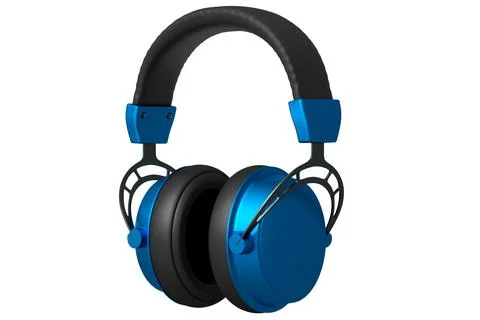 3D rendering of gaming headphones for cloud gaming and streaming Stock Illustration
