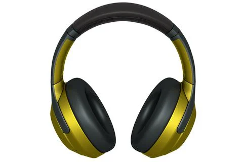 3D rendering of gaming headphones for cloud gaming and streaming Stock Illustration