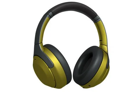 3D rendering of gaming headphones for cloud gaming and streaming Stock Illustration