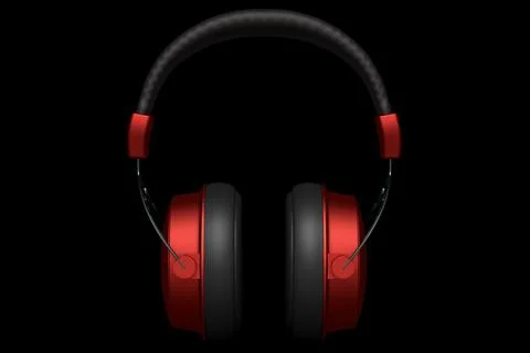 3D rendering of gaming headphones for cloud gaming and streaming イラスト素材