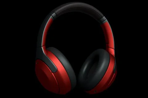 3D rendering of gaming headphones for cloud gaming and streaming Stock Illustration