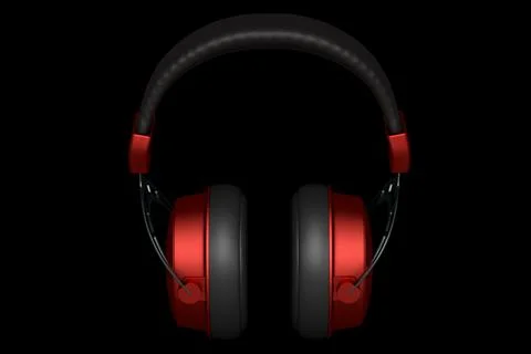 3D rendering of gaming headphones for cloud gaming and streaming Stock Illustration