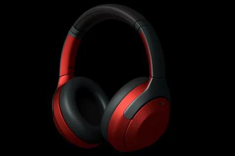 3D rendering of gaming headphones for cloud gaming and streaming Stock Illustration