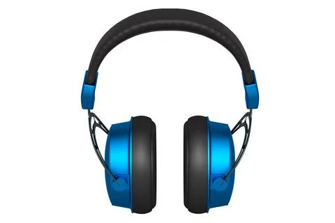 3D rendering of gaming headphones for cloud gaming and streaming Stock Illustration