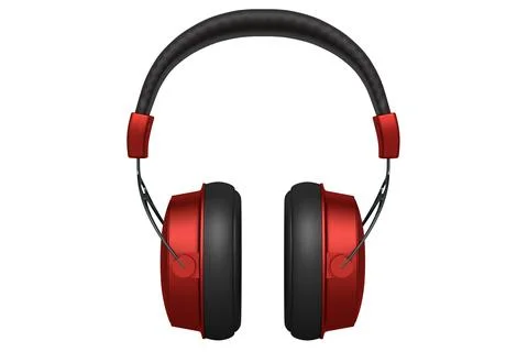 3D rendering of gaming headphones for cloud gaming and streaming Stock Illustration