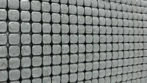 3d rendering of geometic, seamless, simple pattern of cube shapes Stock Illustration