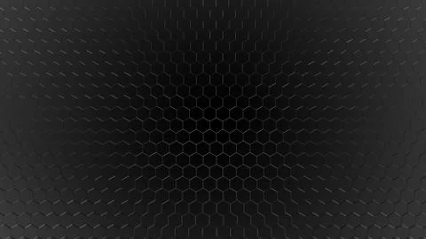 3D rendering of geometric hexagonal abstract background Stock Photos