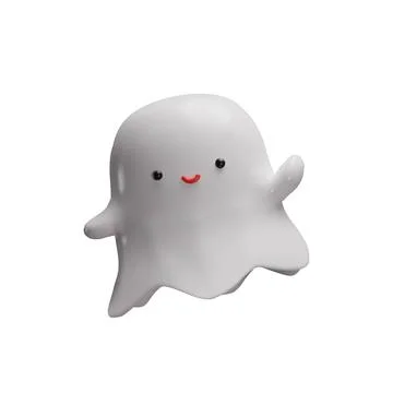 3D rendering ghost Stock Illustration
